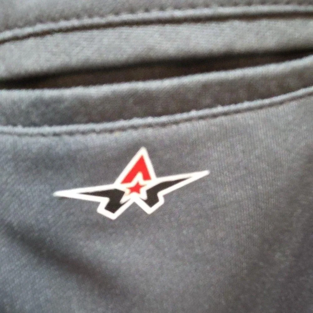 Alleson Athletic Pants Youth Medium Gray Baseball Ankle Elastic Cuff Polyester